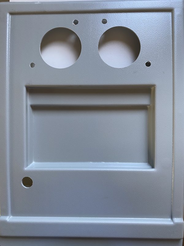 painel frontal cinza para maq italianinha modelos P1 e P2